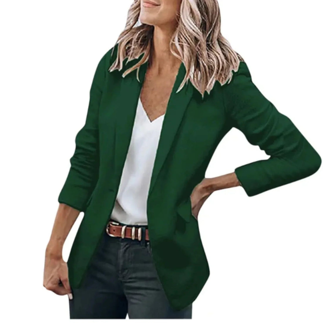 Blazer Femme – Coupe Fluide, Cintré