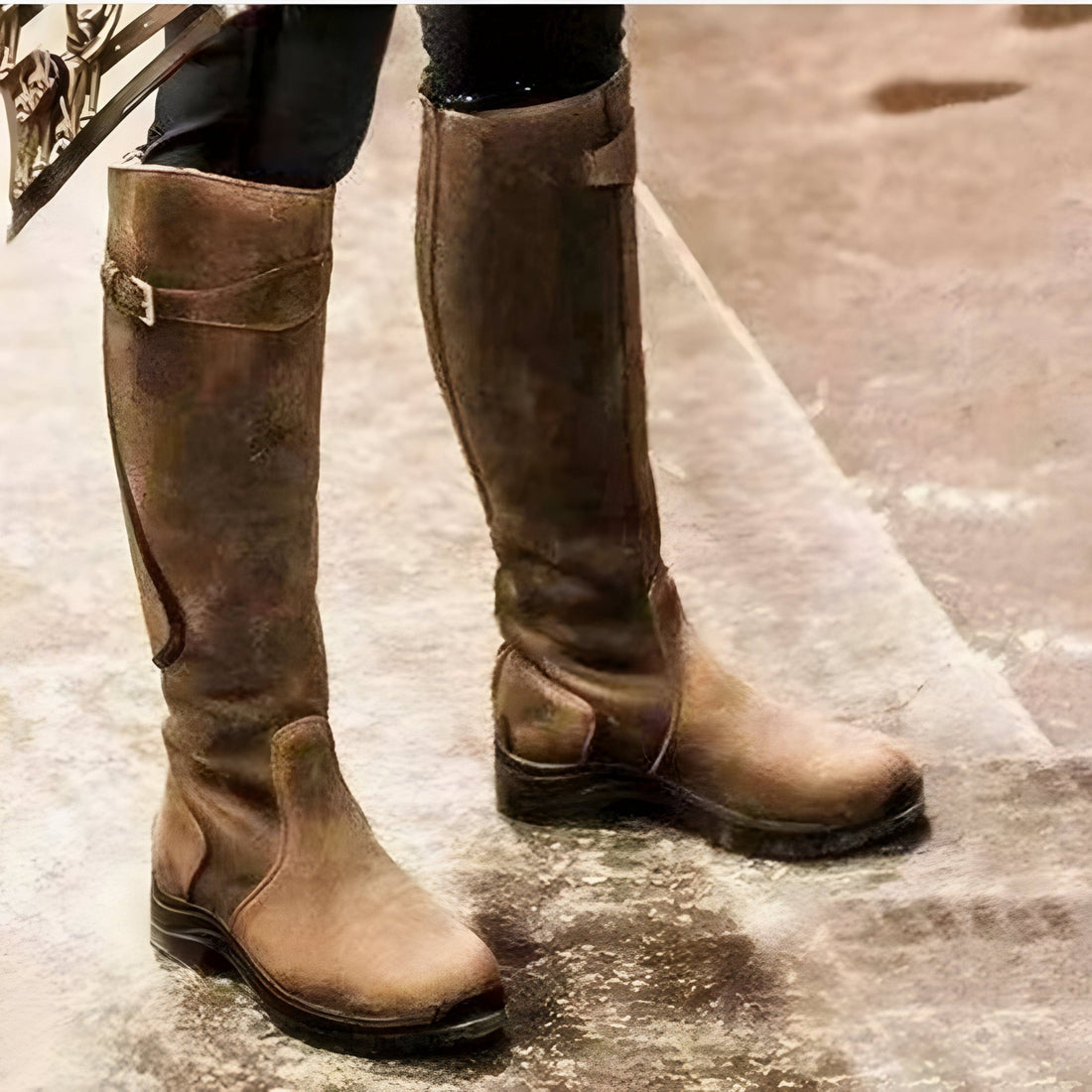Bottes Hautes Femme – Cavalières à Semelle Antidérapante