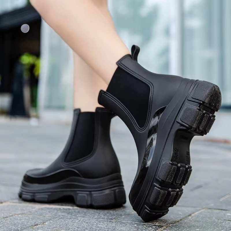 Bottines Chelsea Femme – À Enfiler, Semelle Crantée