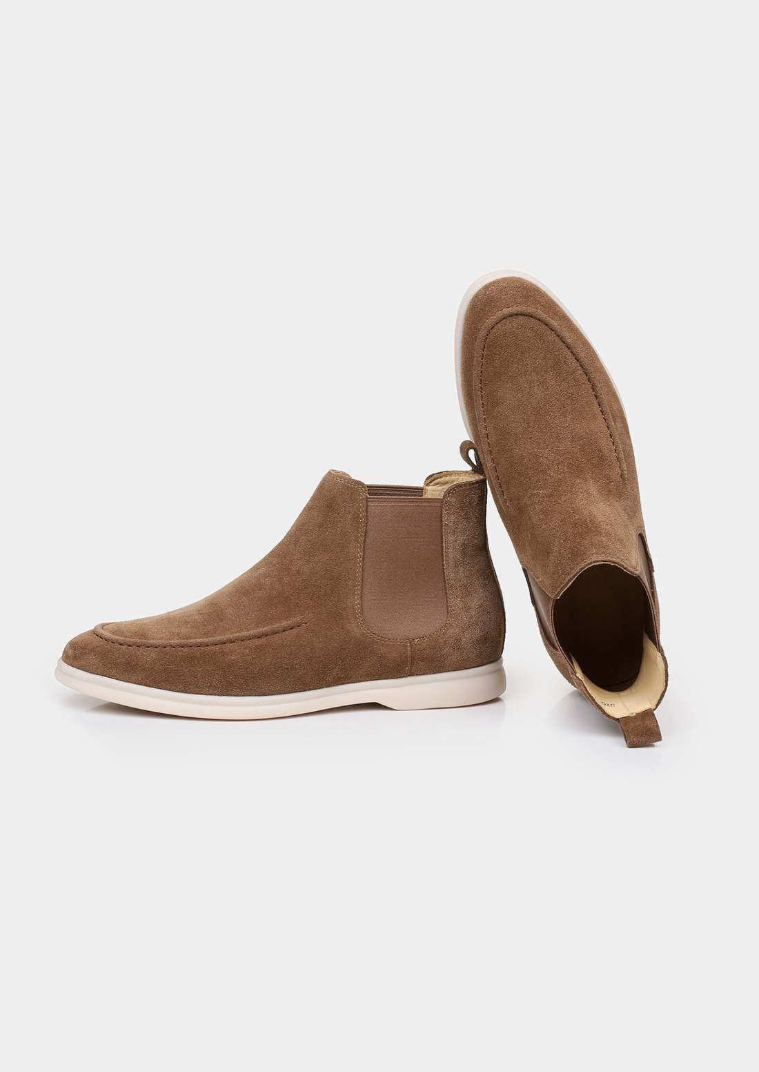 Bottines Femme – Chelsea Daim, Talon Bloc