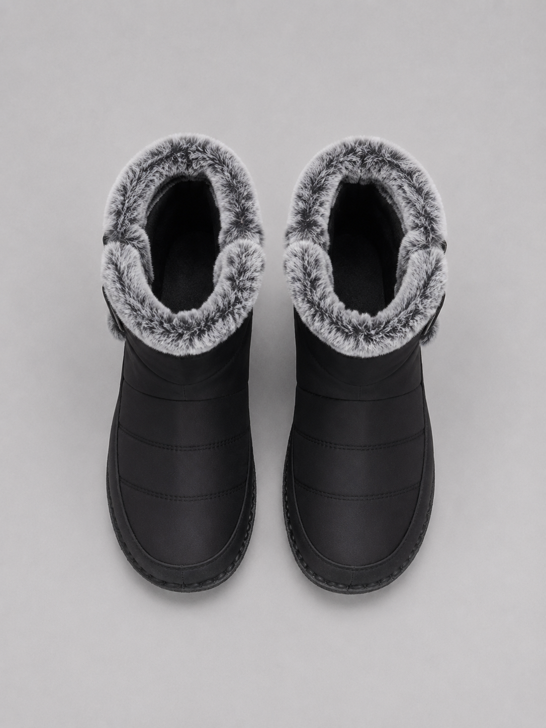 Bottines Femme – Doublées Fausse Fourrure, Talon Bloc