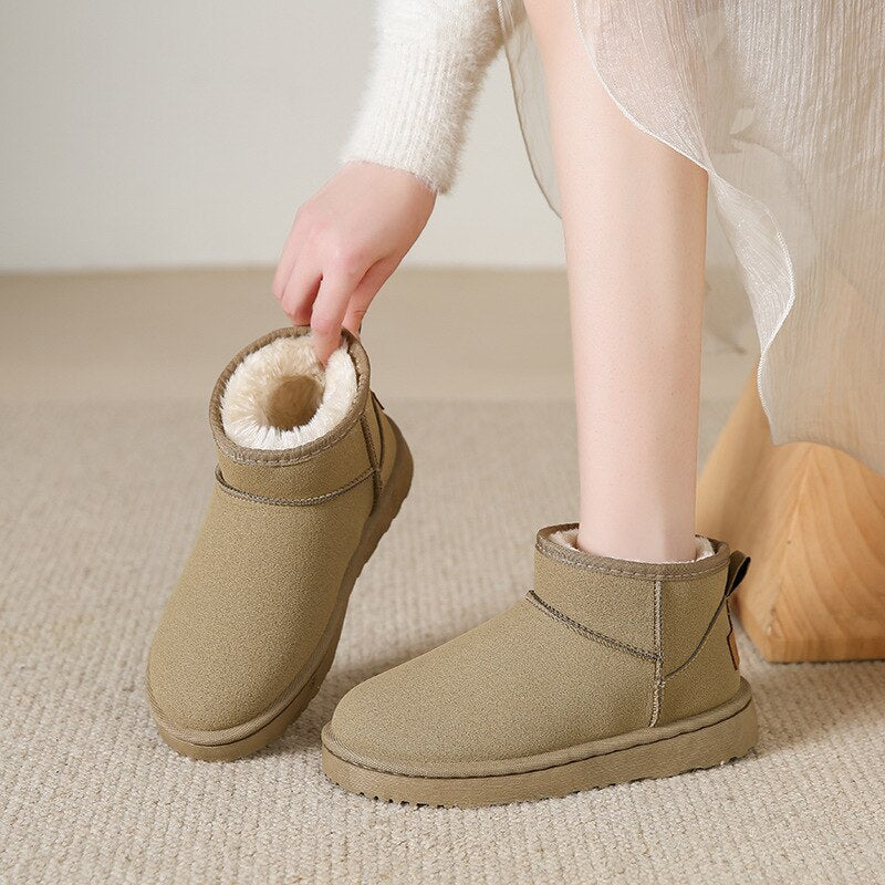Bottines Femme – Étanches, Talon Bloc