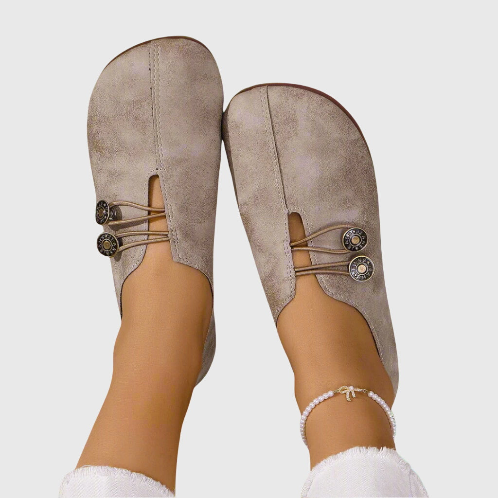 Bottines Femme – Lacets Aspect Daim Bout Rond, Talon Bloc