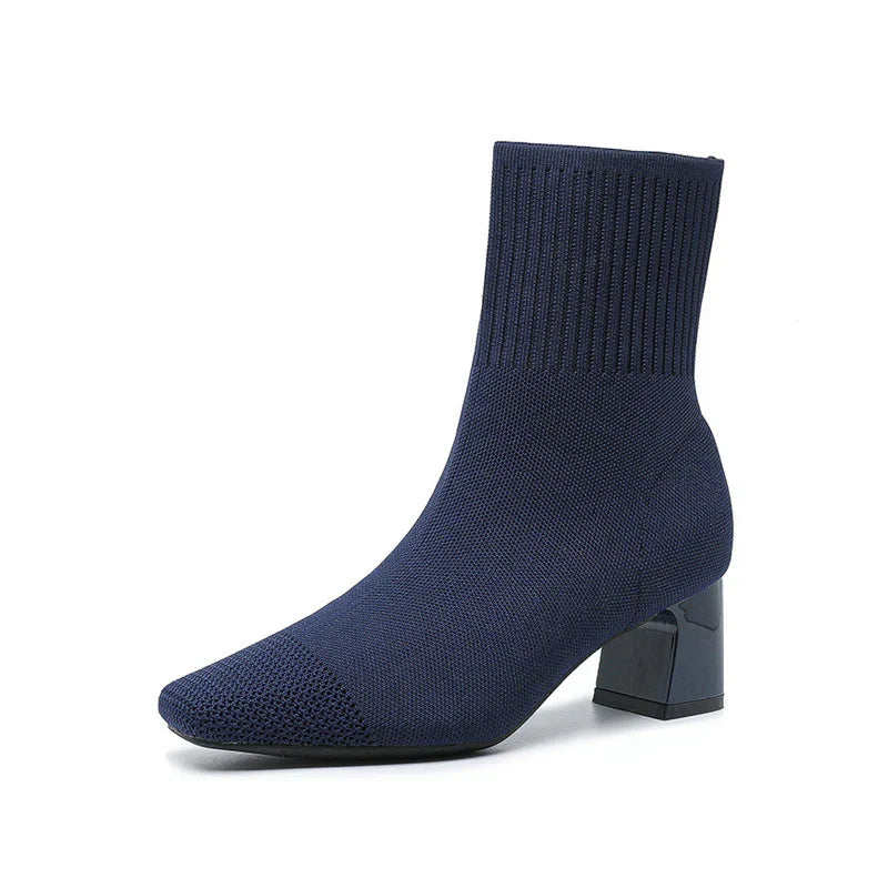Bottines Femme – Tricotées Élégantes, Confortables
