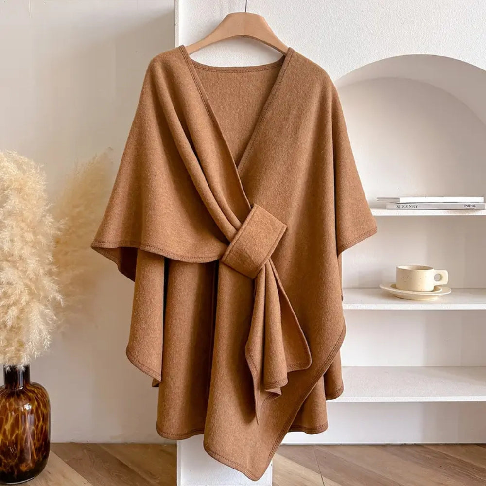 Cape Femme – Coupe-Vent Microfibres Douces, Coupe Enveloppante