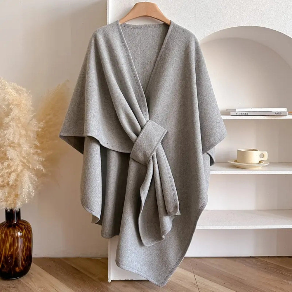 Cape Femme – Coupe-Vent Microfibres Douces, Coupe Enveloppante