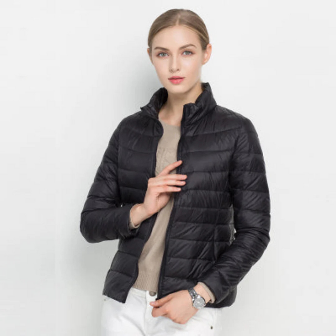 Doudoune Femme – Longues Manches, Isolation Thermique