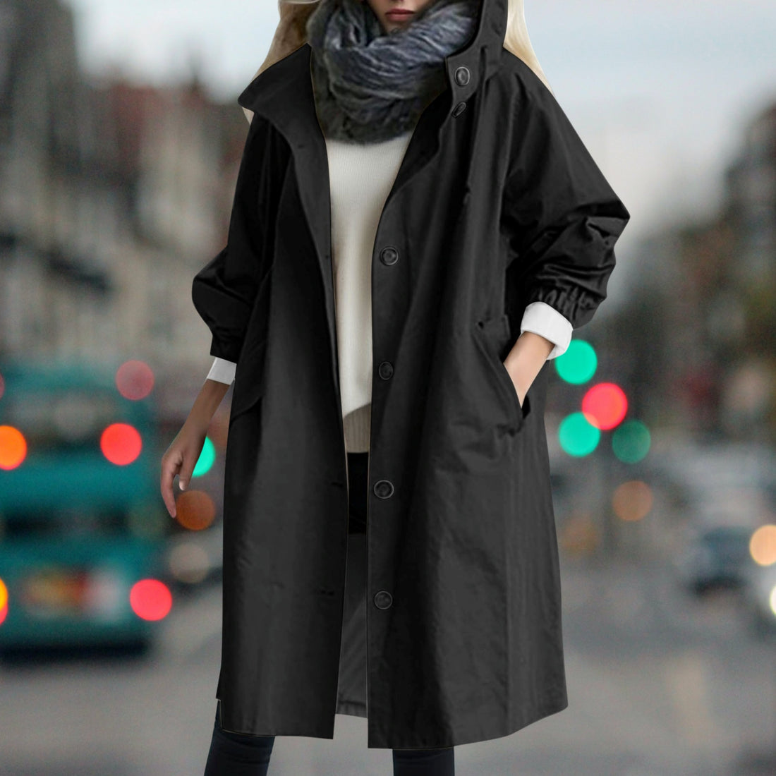 Imperméable Femme – Capuche, Déperlant