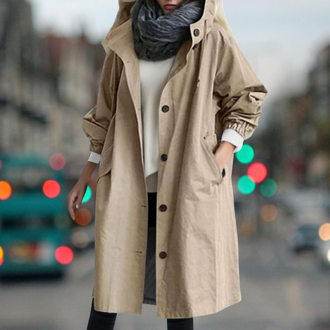 Imperméable Femme – Capuche, Déperlant