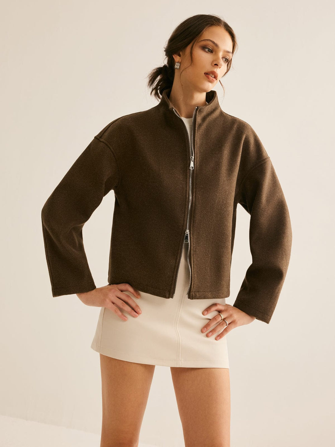 Manteau Femme – Court, Coupe Longue