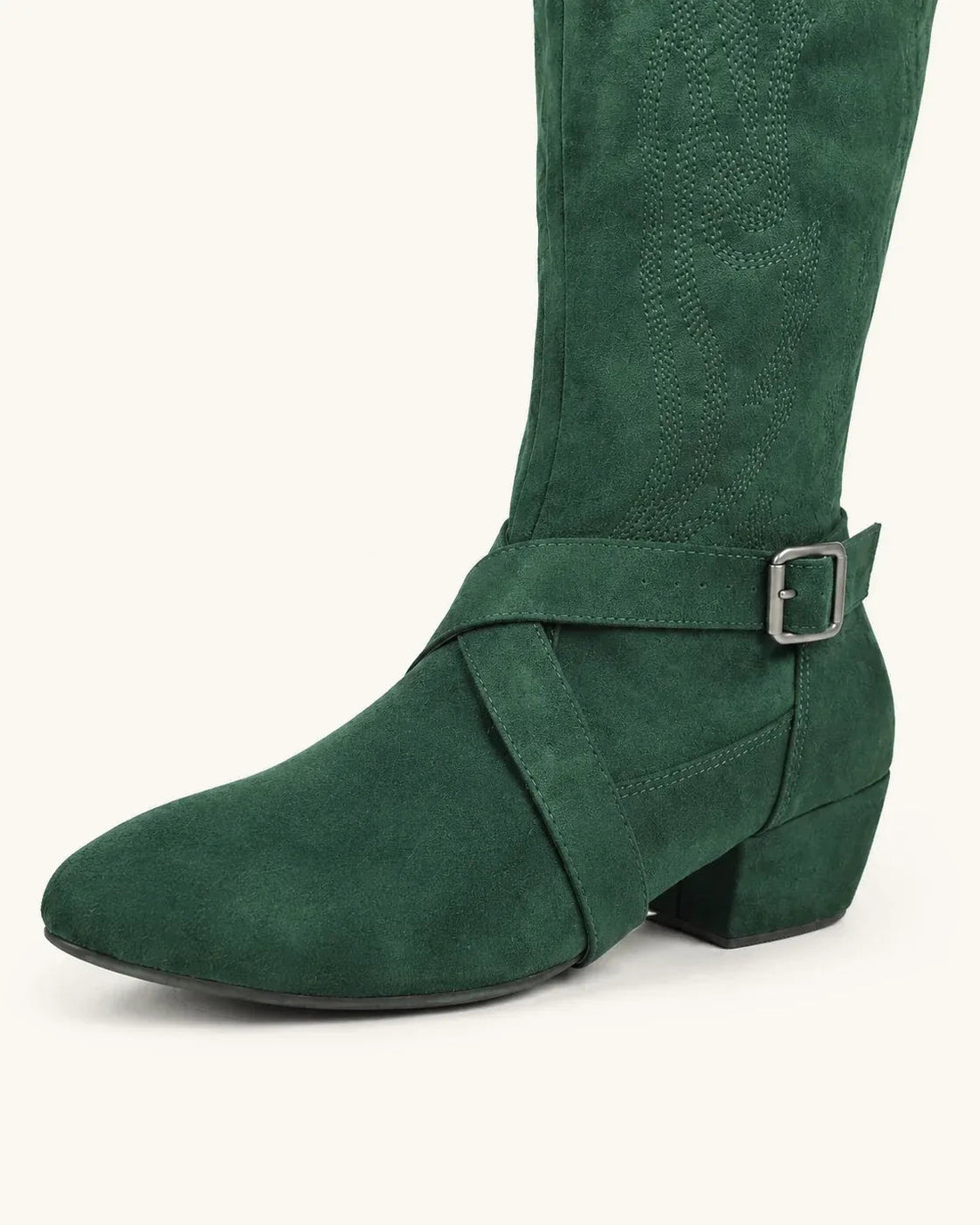 Santiags Femme – Western Aspect Daim, Bout Pointu