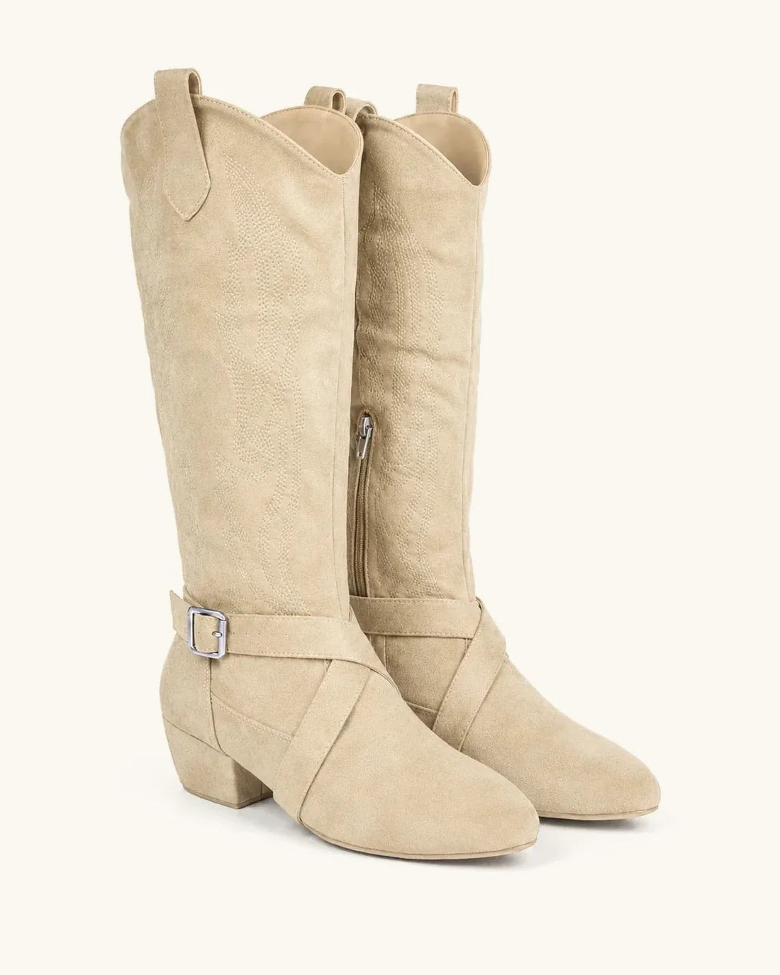 Santiags Femme – Western Aspect Daim, Bout Pointu