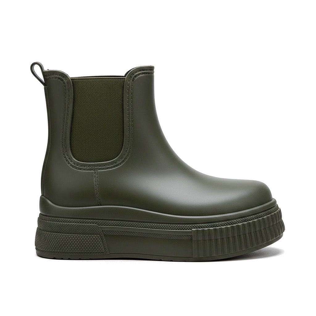 Bottes de pluie femme chelsea à semelle plateforme - Louise