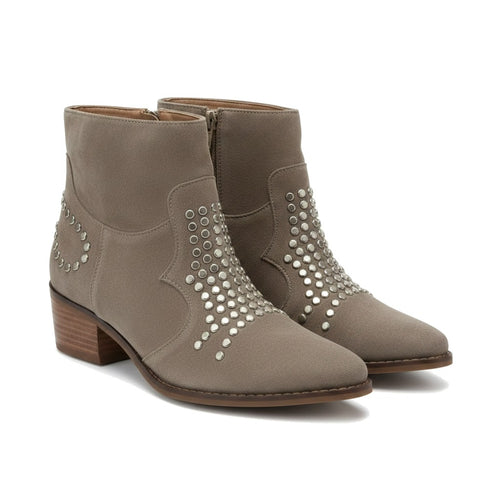 Margaux | Bottines femme à talon cloutées bout pointu