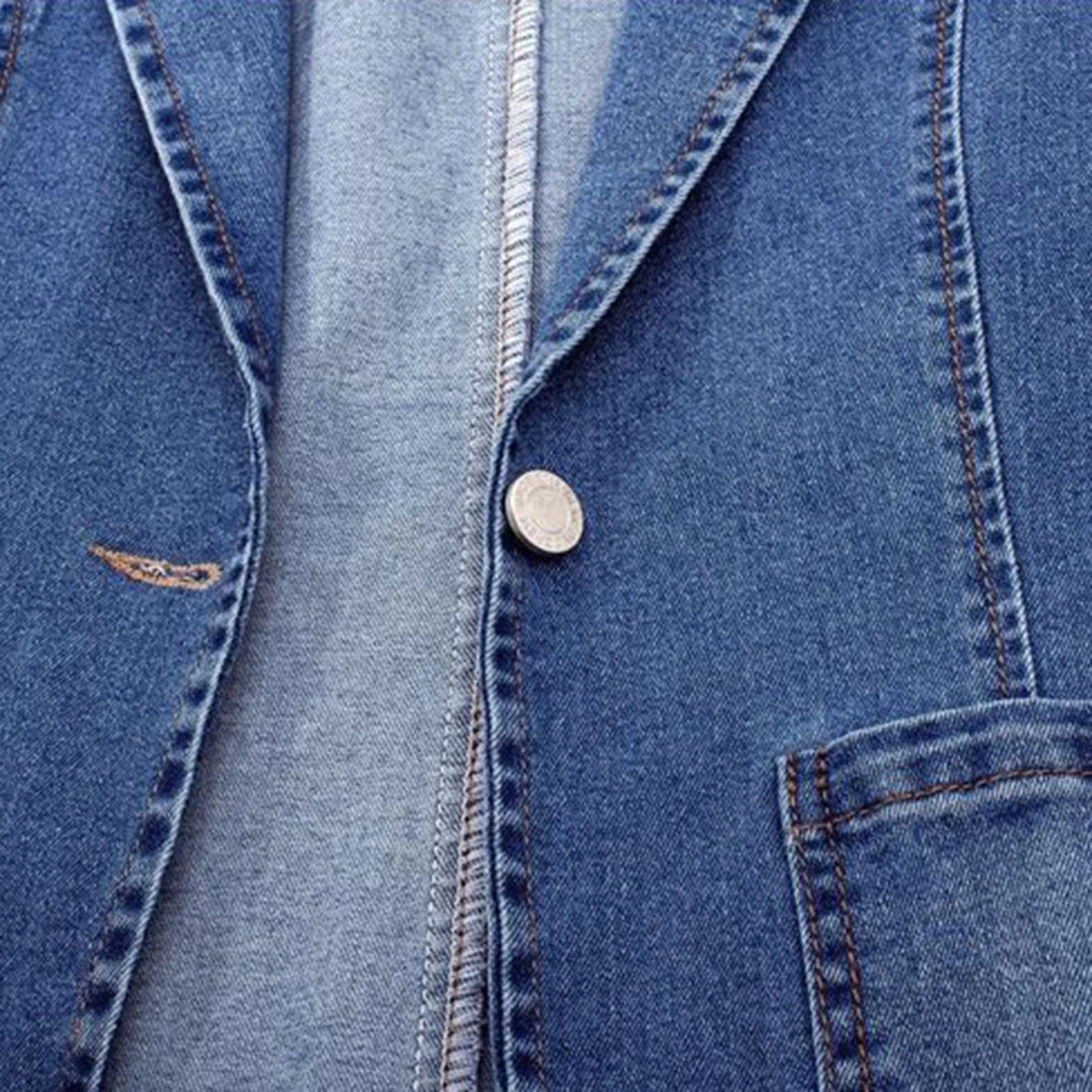 Blazer Femme – Denim, Cintré