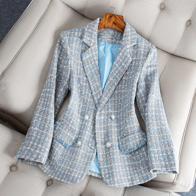 Blazer Femme – Tweed, Cintré