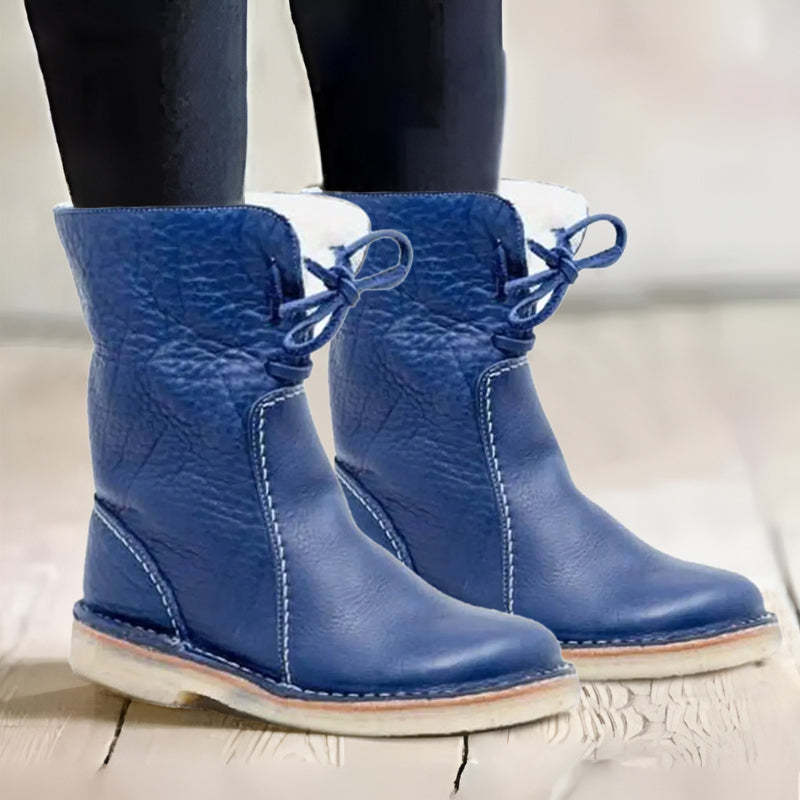 Bottes de Neige Femme – Fourrées, Semelle Antidérapante