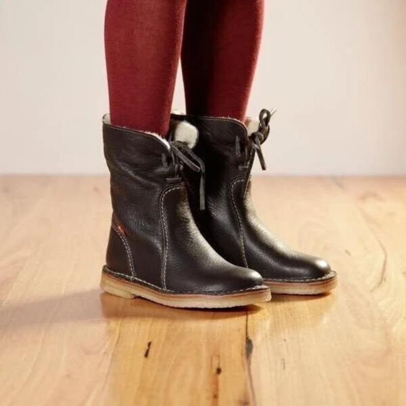 Bottes de Neige Femme – Fourrées, Semelle Antidérapante