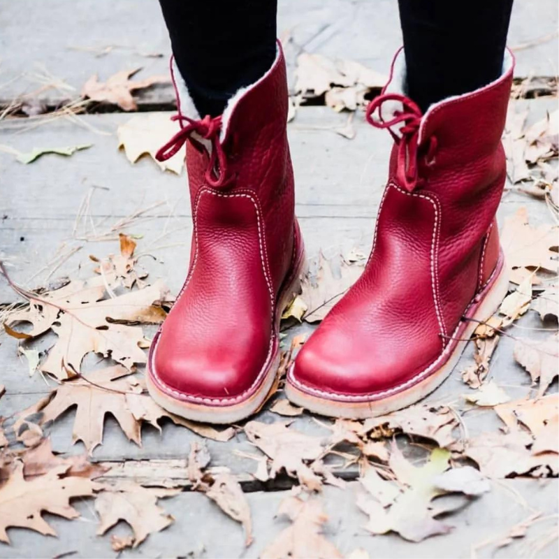 Bottes de Neige Femme – Fourrées, Semelle Antidérapante