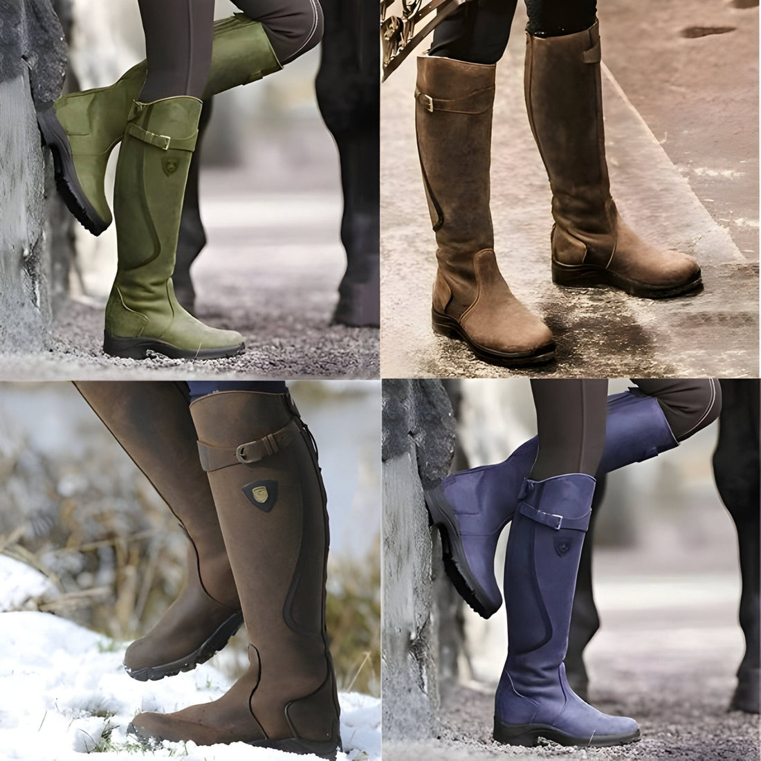 Bottes Hautes Femme – Cavalières à Semelle Antidérapante