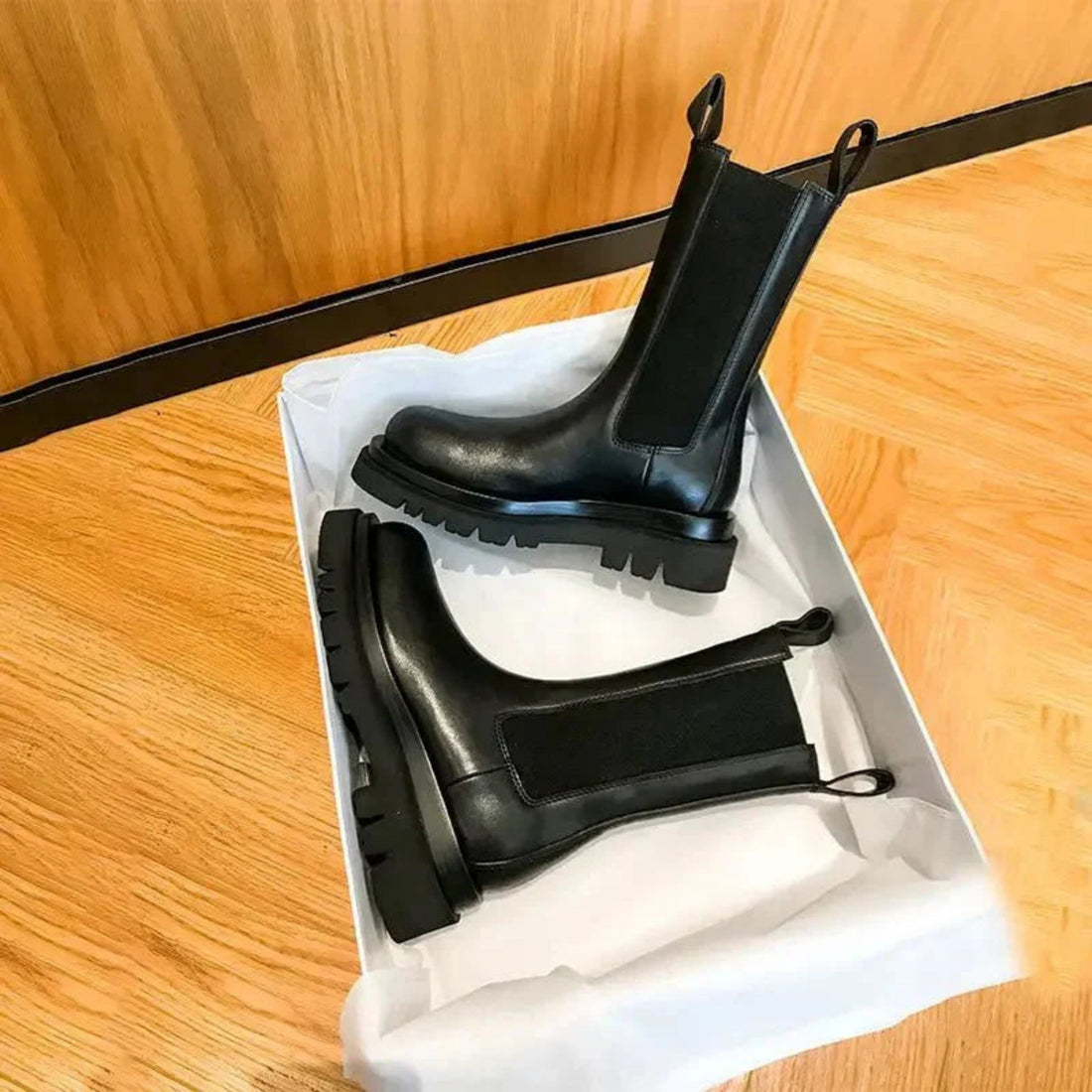 Bottines Chelsea Femme – Bandes Élastiques