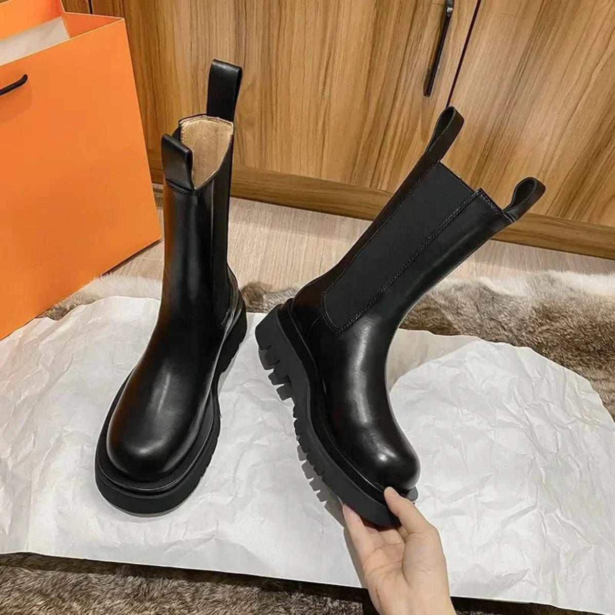 Bottines Chelsea femme