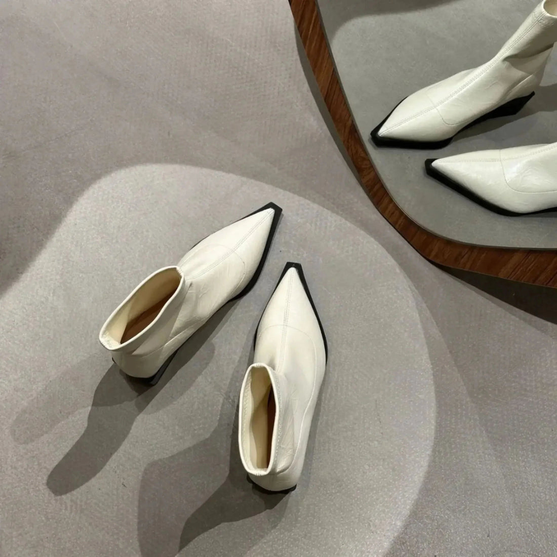 Bottines Femme – Bout Pointu, Élégantes