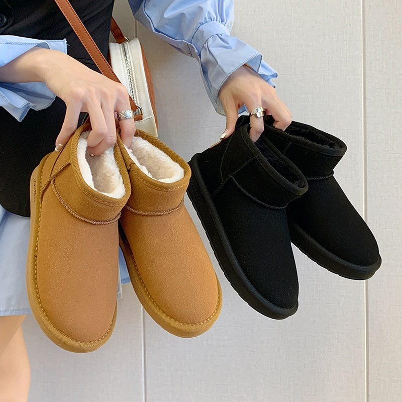 Bottines Femme – Étanches, Talon Bloc
