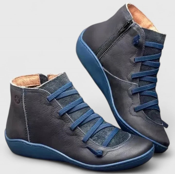 Bottines Femme – Orthopédiques Soutien Plantaire, Talon Bloc