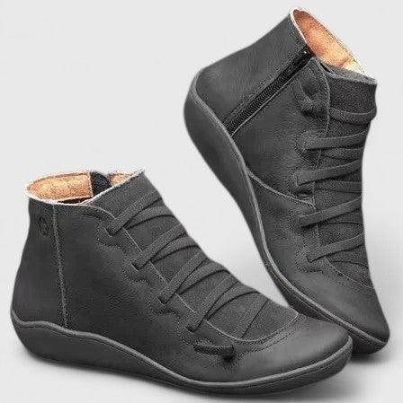Bottines Femme – Orthopédiques Soutien Plantaire, Talon Bloc