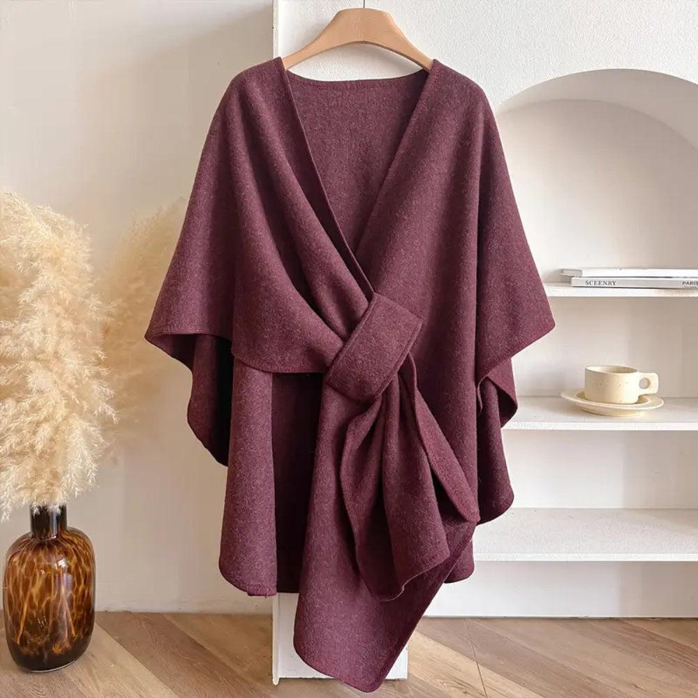 Cape Femme – Coupe-Vent Microfibres Douces, Coupe Enveloppante