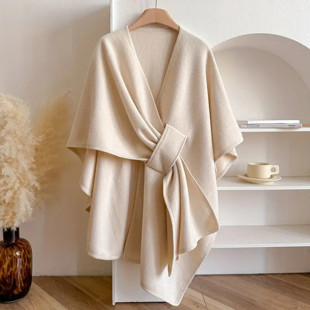 Cape Femme – Coupe-Vent Microfibres Douces, Coupe Enveloppante