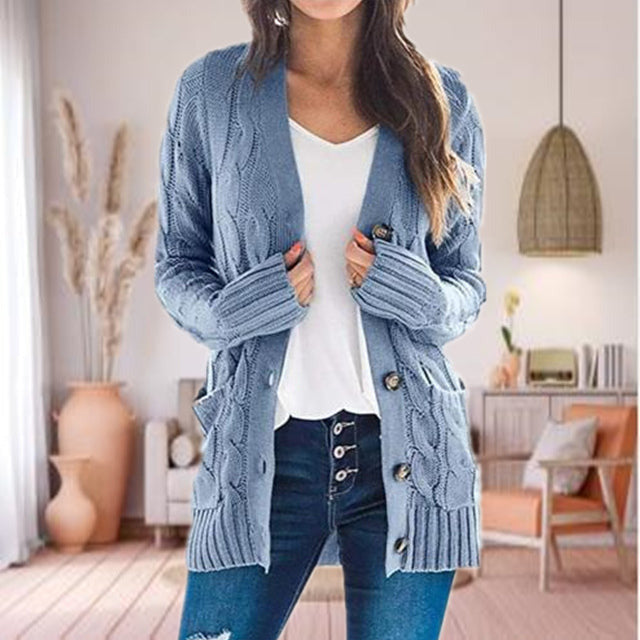 Cardigan Femme – Maille Tricotée, Coupe Confort