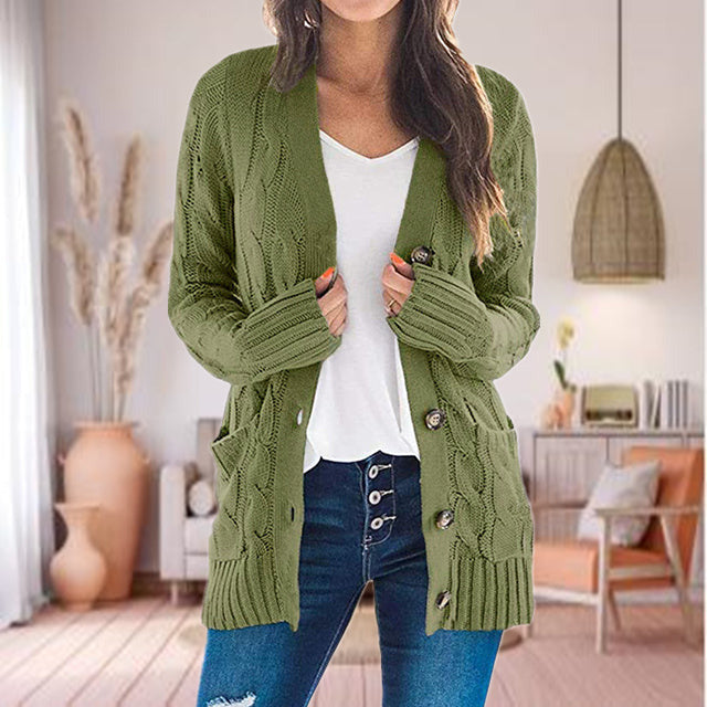 Cardigan Femme – Maille Tricotée, Coupe Confort