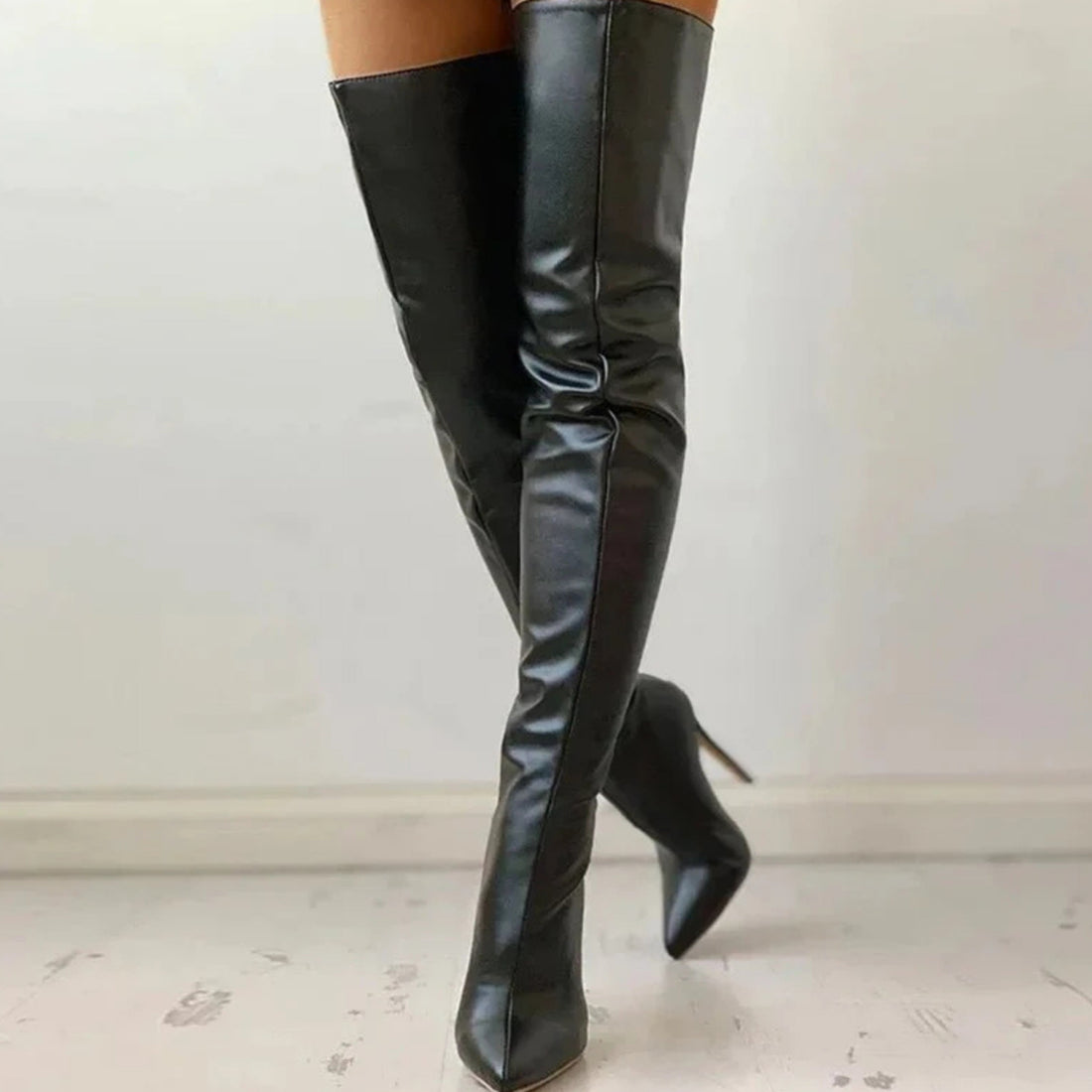 Cuissardes Femme à Talon Aiguille – Tige Haute Élégante
