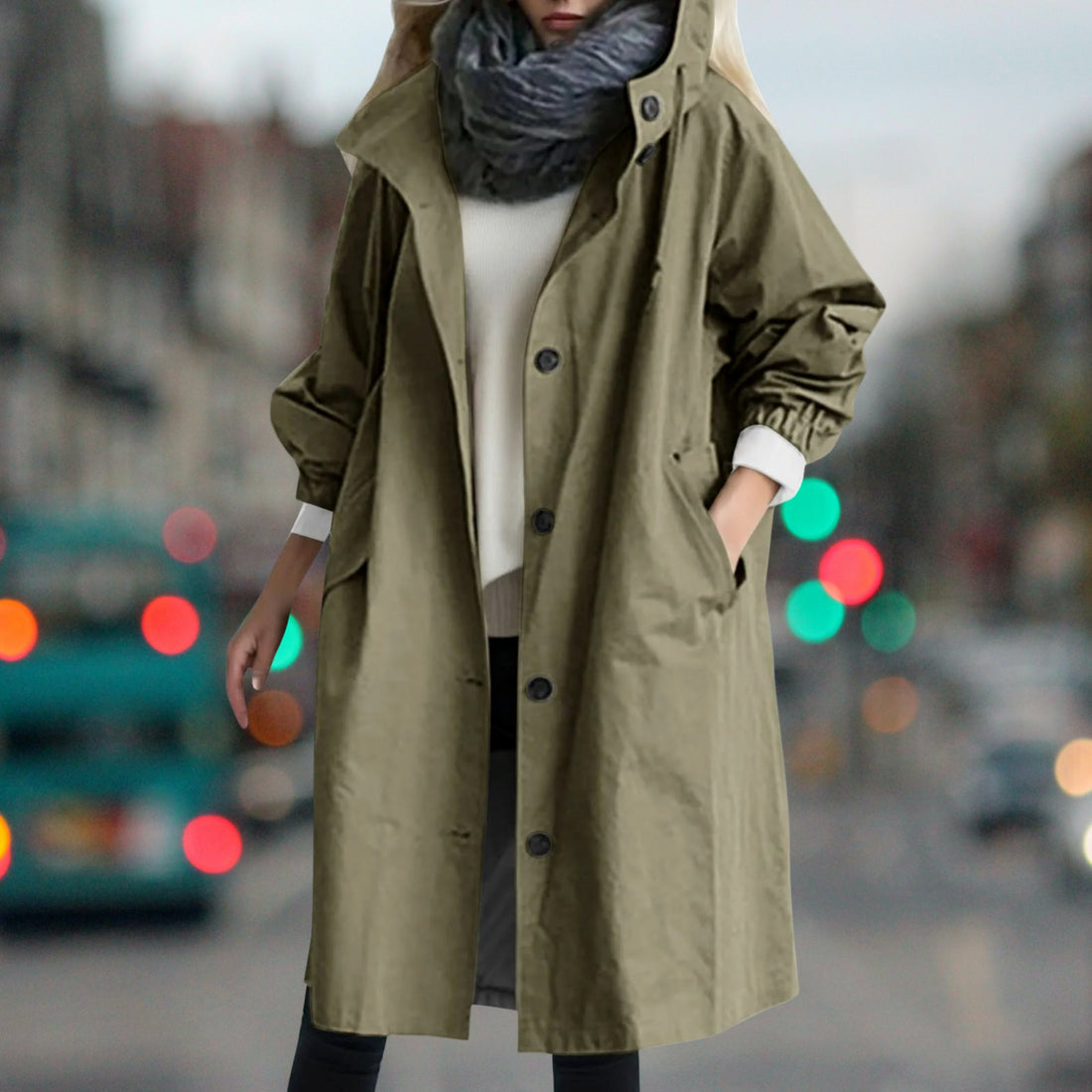Imperméable Femme – Capuche, Déperlant