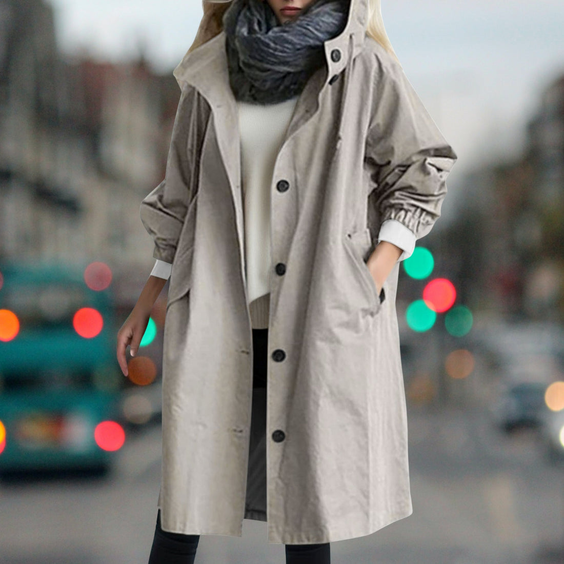 Imperméable Femme – Capuche, Déperlant