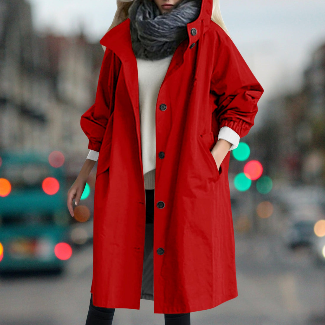 Imperméable Femme – Capuche, Déperlant