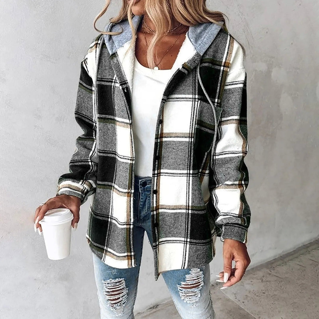 Manteau Femme – Coupe Longue, Boutonné