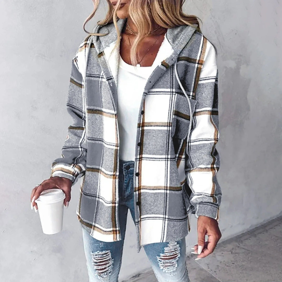 Manteau Femme – Coupe Longue, Boutonné