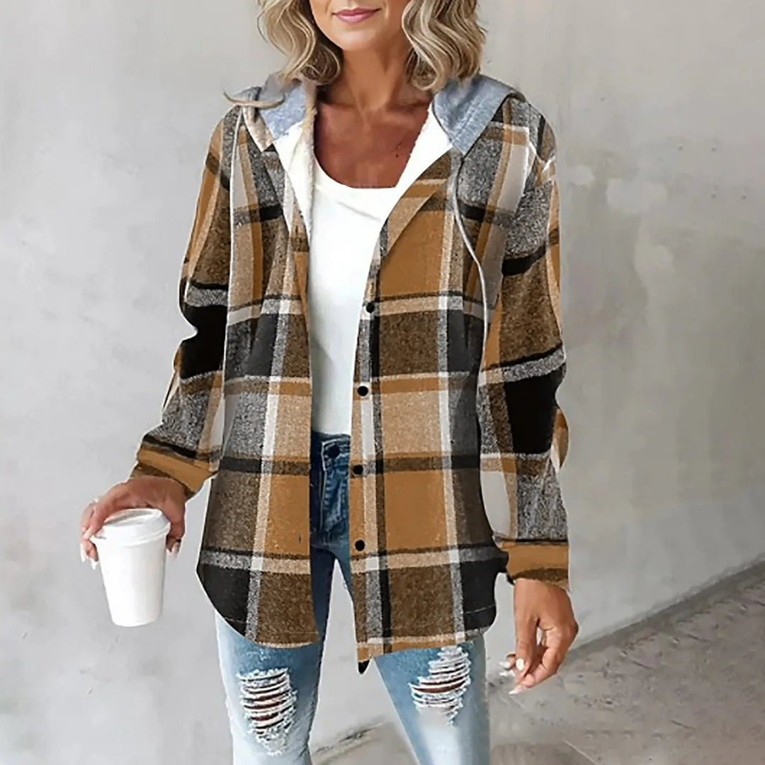 Manteau Femme – Coupe Longue, Boutonné