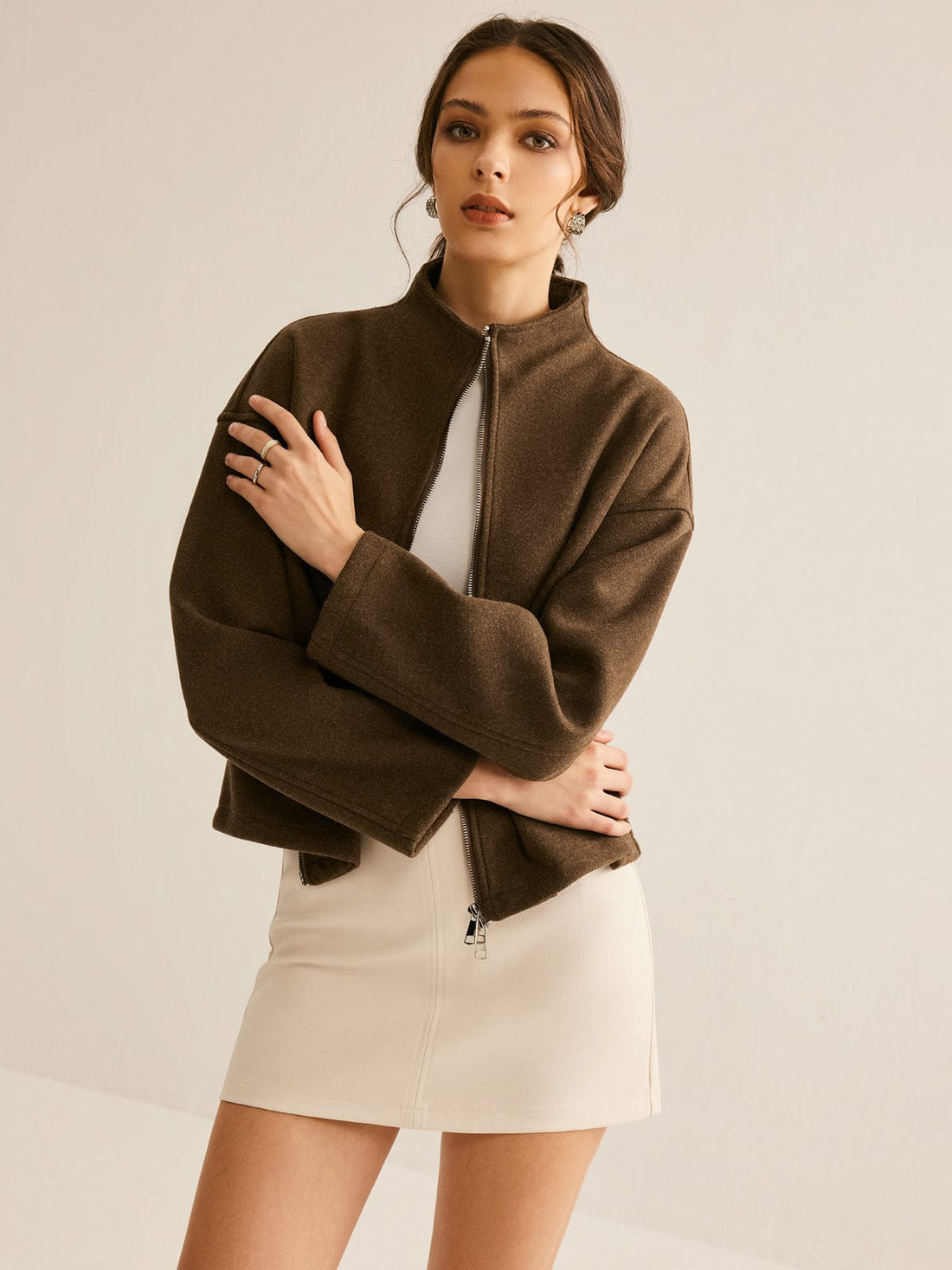 Manteau Femme – Court, Coupe Longue