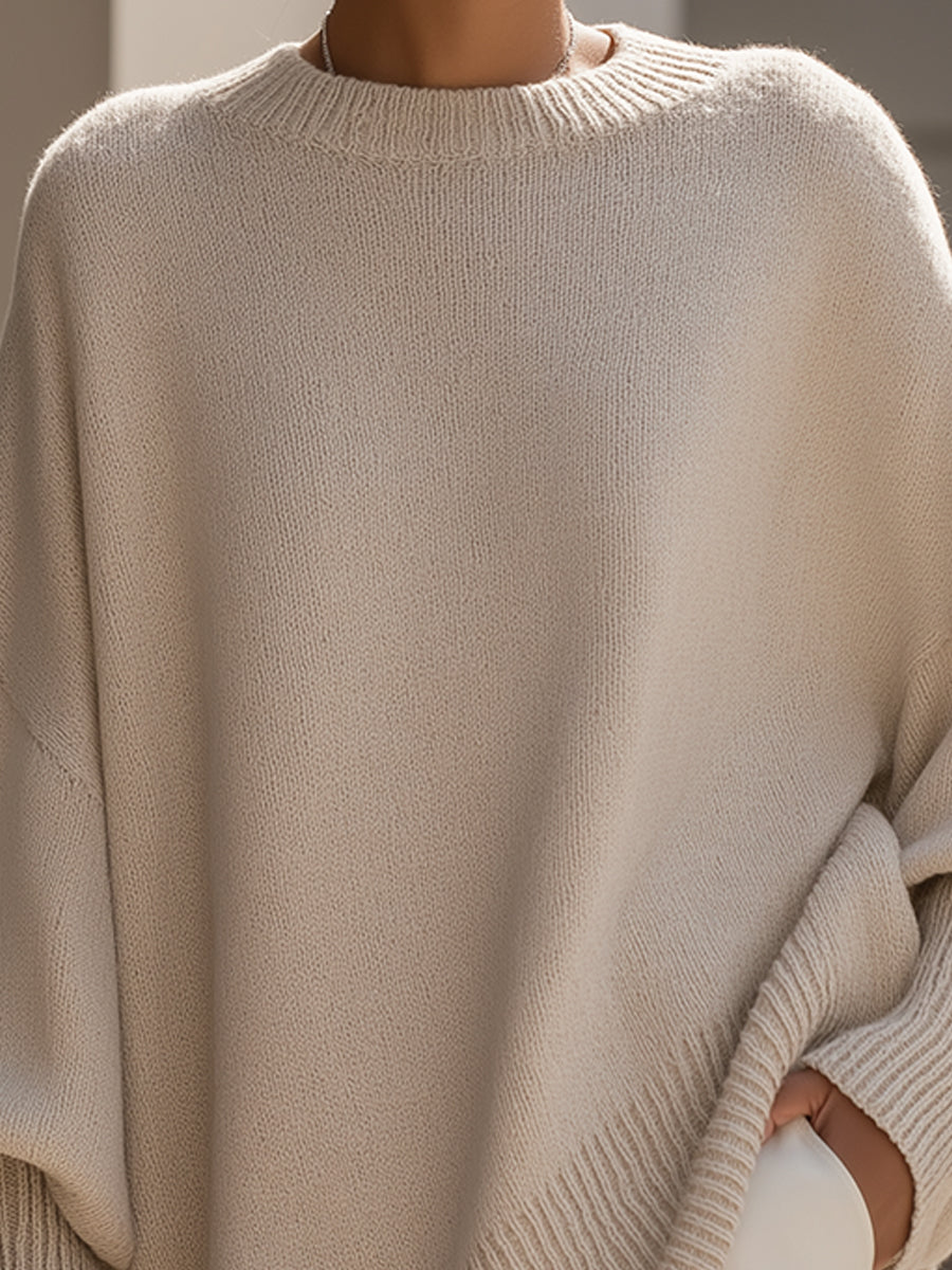 Poncho Femme – Oversize, Maille Douce