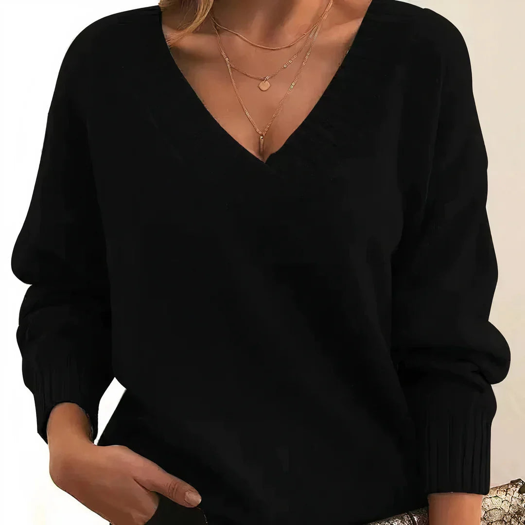 Pull Femme – Maille Douce, Col Rond