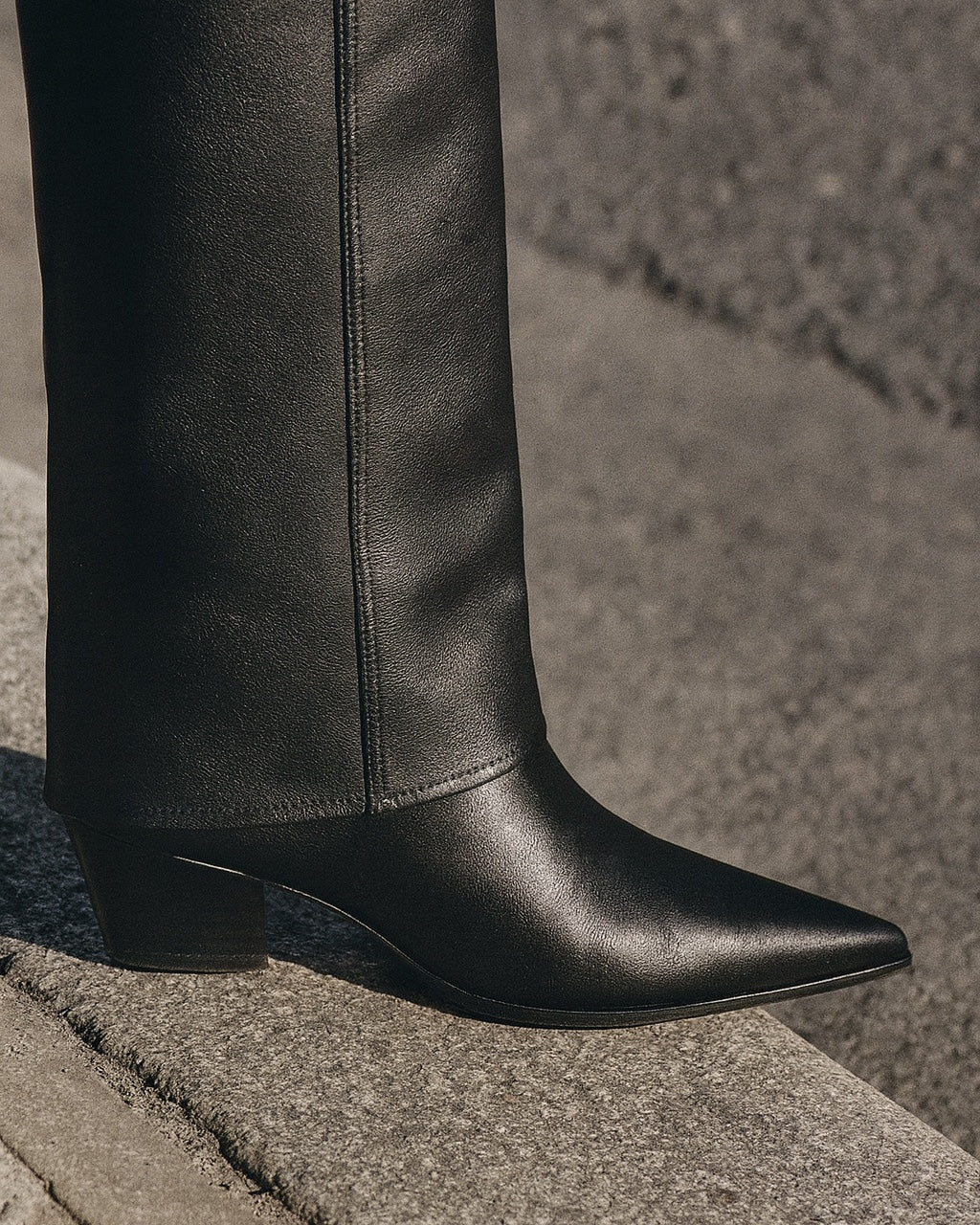 Santiags Femme – Bout Pointu, Talon Carré