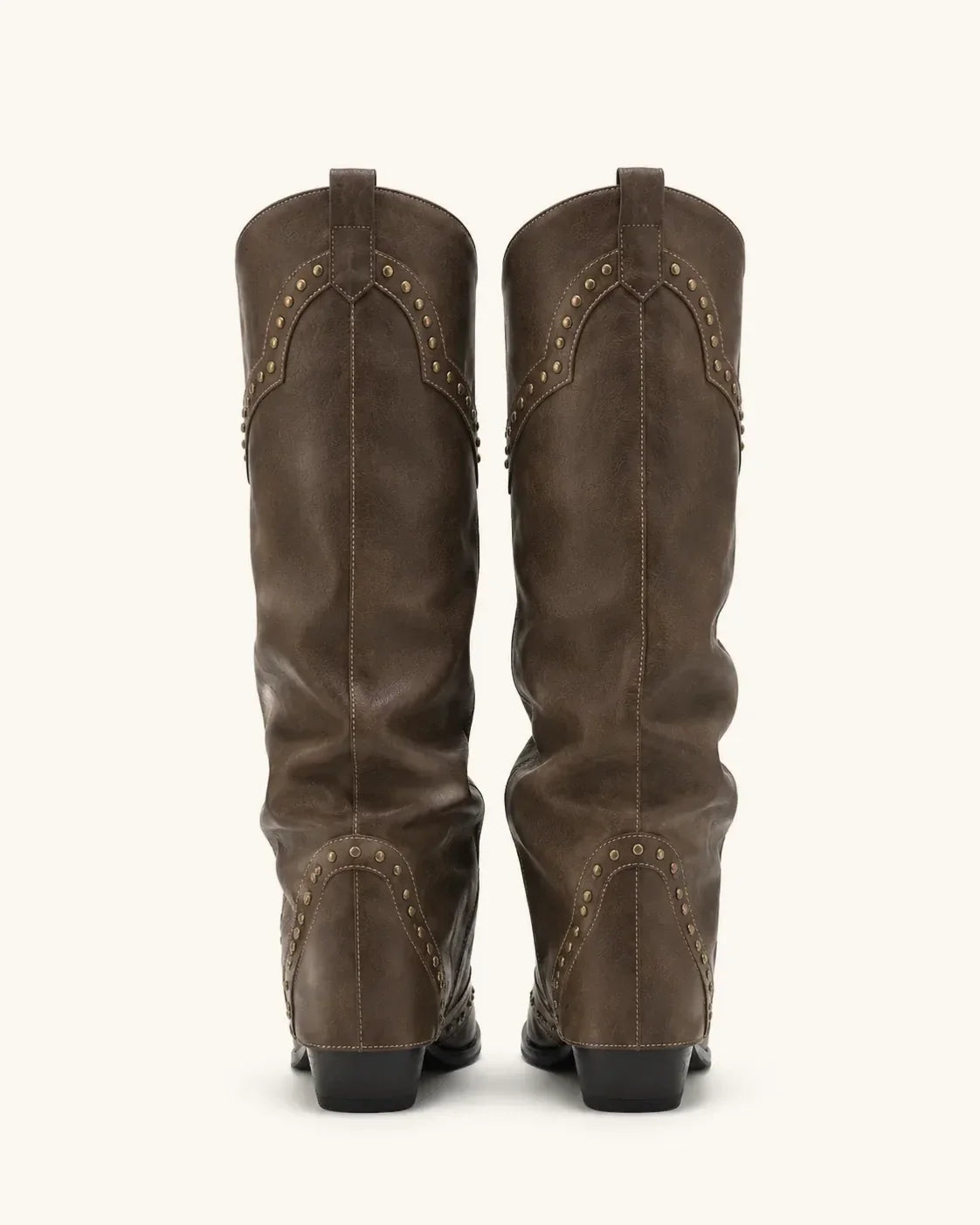 Santiags Femme – Cowgirl Franges Talon Carré, Bout Pointu