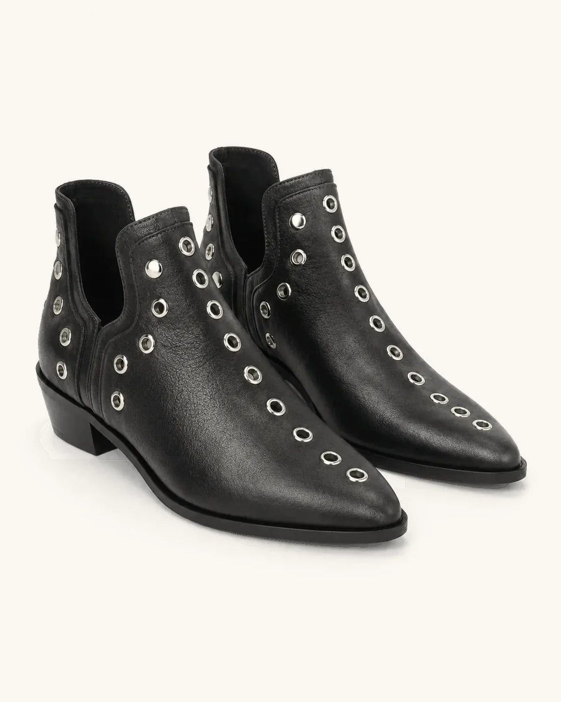 Santiags Femme – Rivets Bout Pointu, Rock