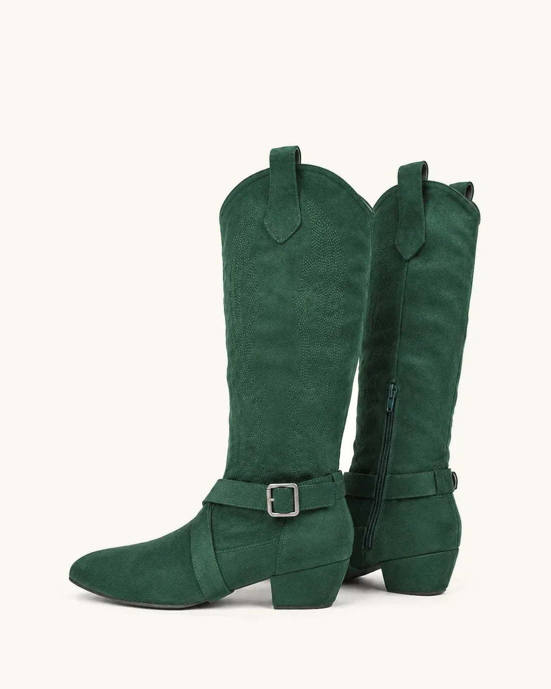 Santiags Femme – Western Aspect Daim, Bout Pointu